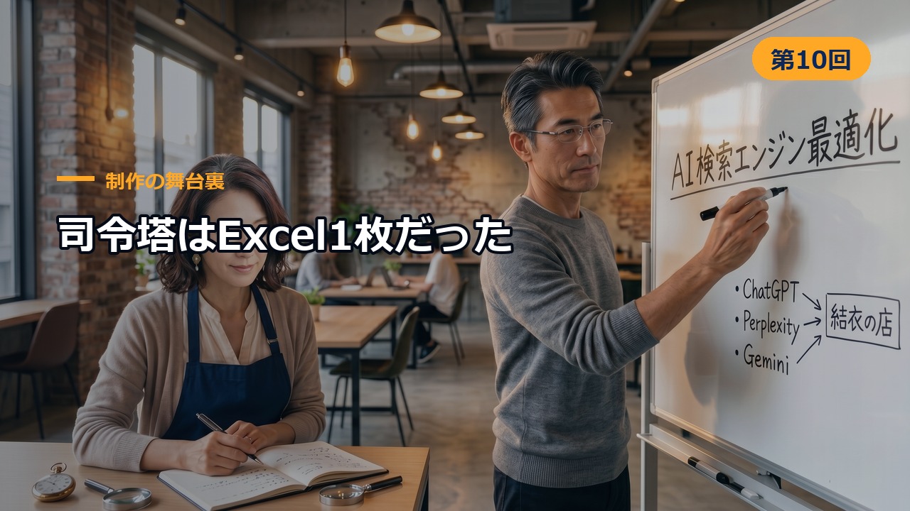 制作の舞台裏 第10回 司令塔はExcel1枚だった