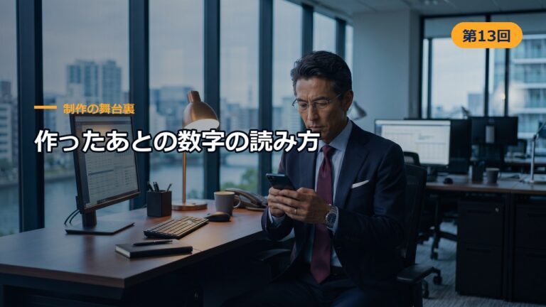 制作の舞台裏 第13回 作ったあとの数字の読み方