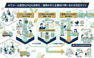 AI活用ガイド｜AIでメール返信もFAQも効率化｜福岡の中小企業向け問い合わせ対応ガイド